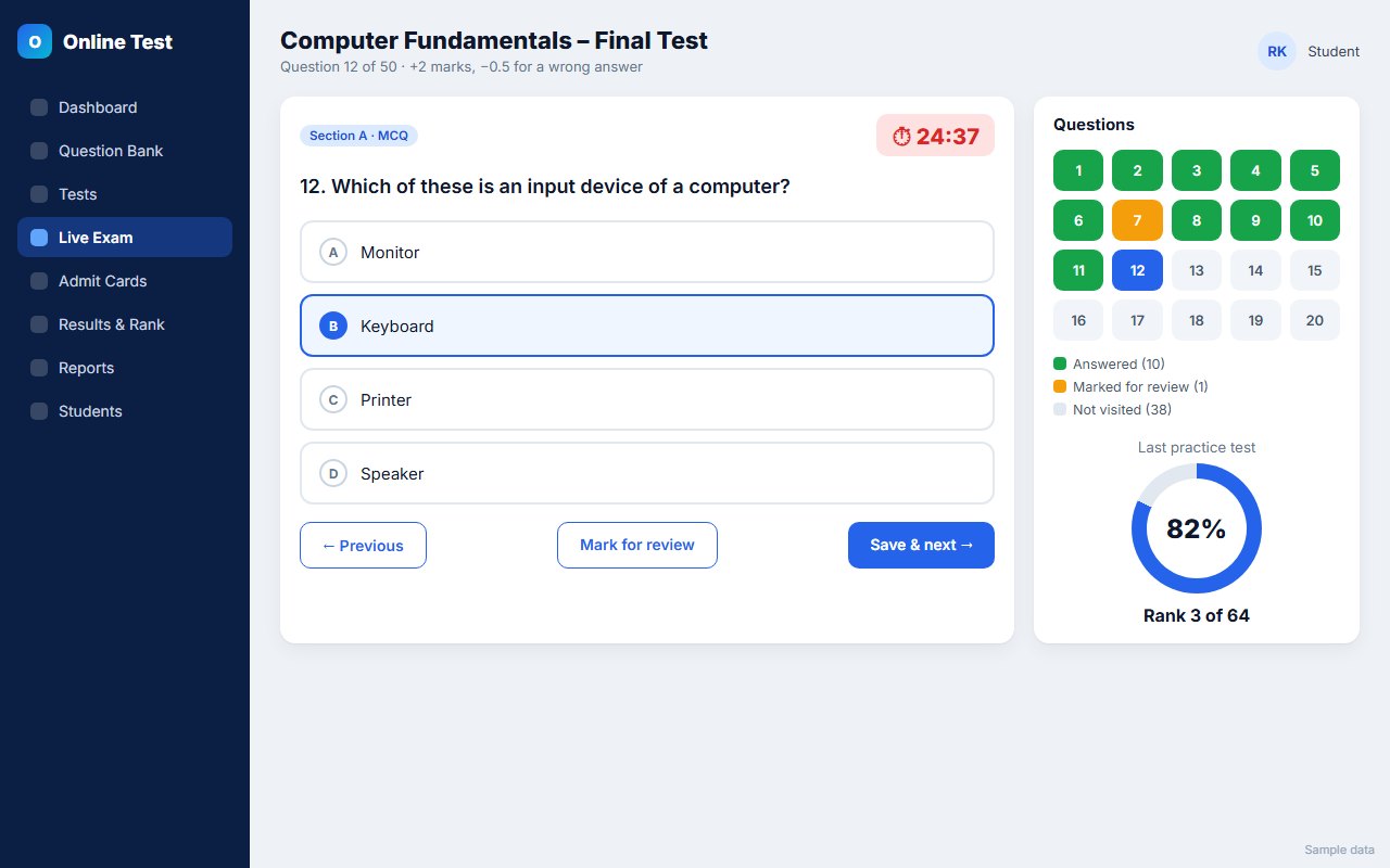 Online Test Software